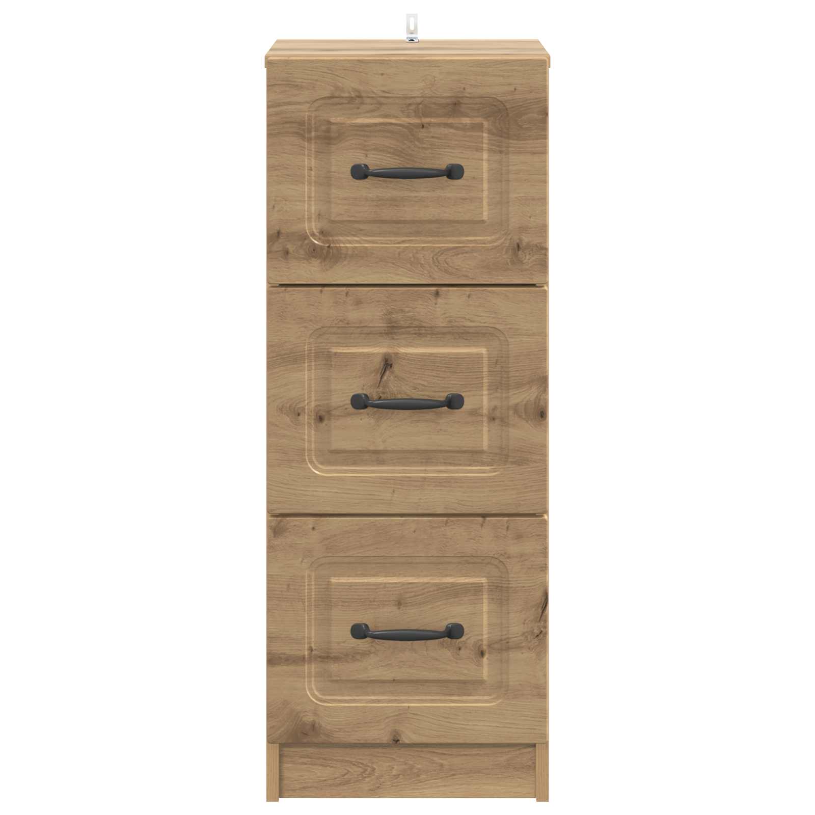 Schubladenschrank Artisan-Eiche 33 x 34,5 x 87 cm Holzwerkstoff