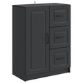 Sideboard Schwarz 66 x 34,5 x 87 cm Holzwerkstoff