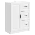 Sideboard Hochglanz Weiß 66 x 34,5 x 87 cm Holzwerkstoff