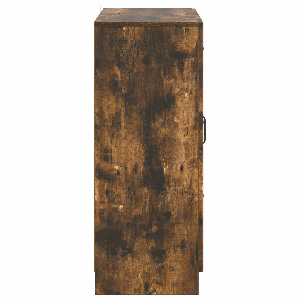 Sideboard Geräucherte Eiche 66 x 34,5 x 87 cm Holzwerkstoff