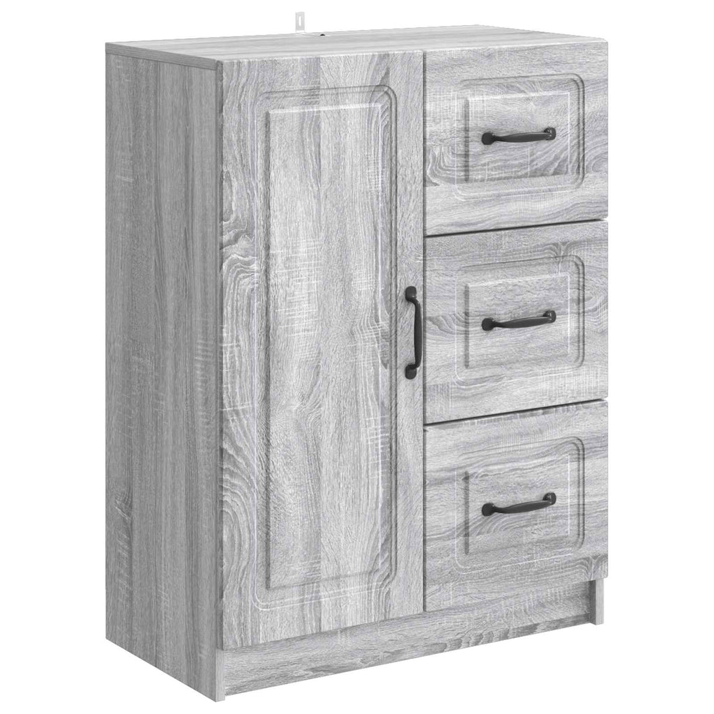 Sideboard Graues Sonoma 66 x 34,5 x 87 cm Holzwerkstoff