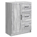 Sideboard Graues Sonoma 66 x 34,5 x 87 cm Holzwerkstoff