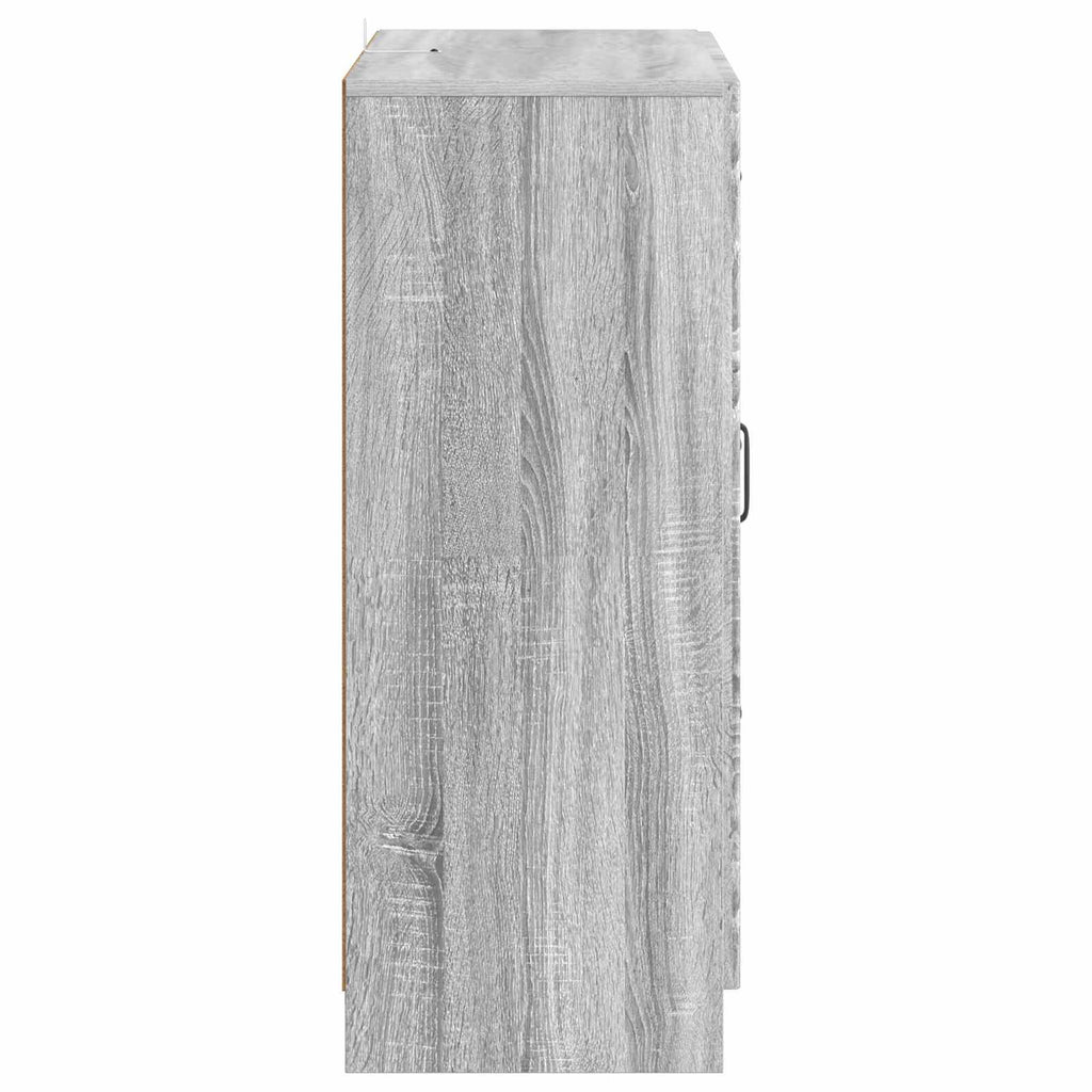 Sideboard Graues Sonoma 66 x 34,5 x 87 cm Holzwerkstoff