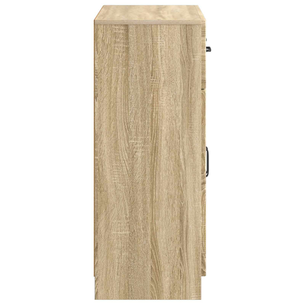 Sideboard Sonoma-Eiche 66 x 34,5 x 87 cm Holzwerkstoff