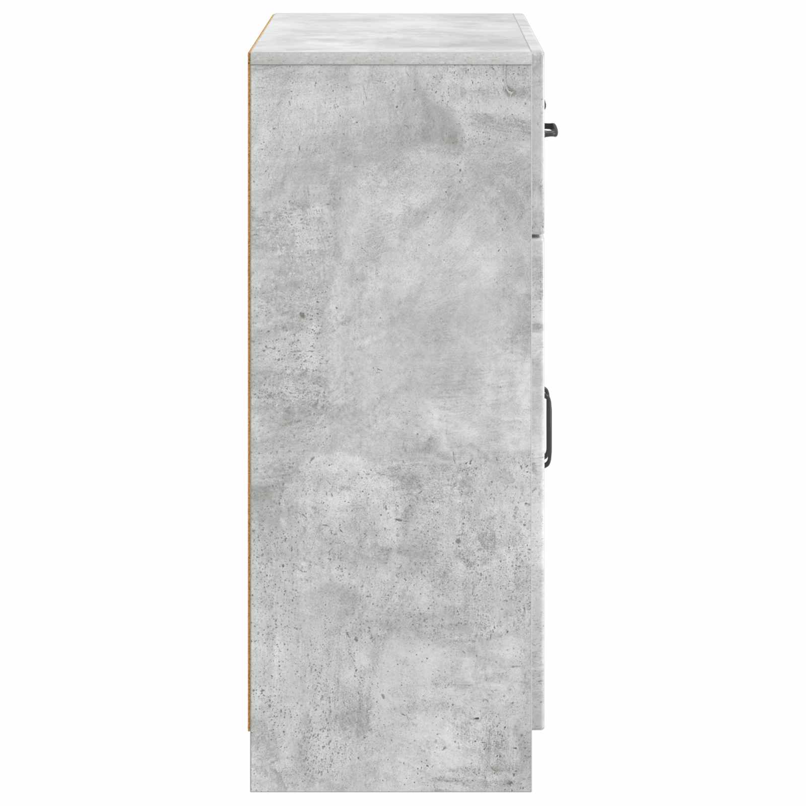 Sideboard Betongrau 66 x 34,5 x 87 cm Holzwerkstoff
