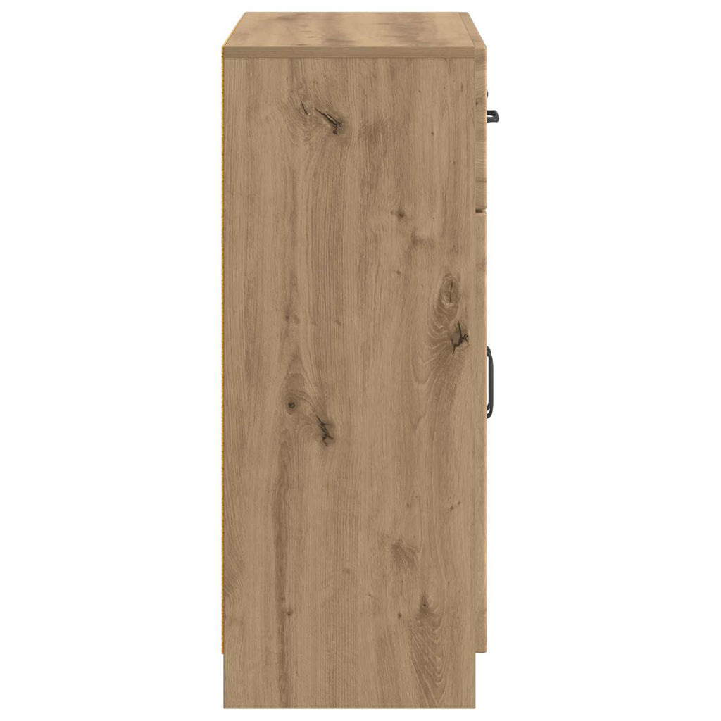 Sideboard Artisan-Eiche 66 x 34,5 x 87 cm Holzwerkstoff