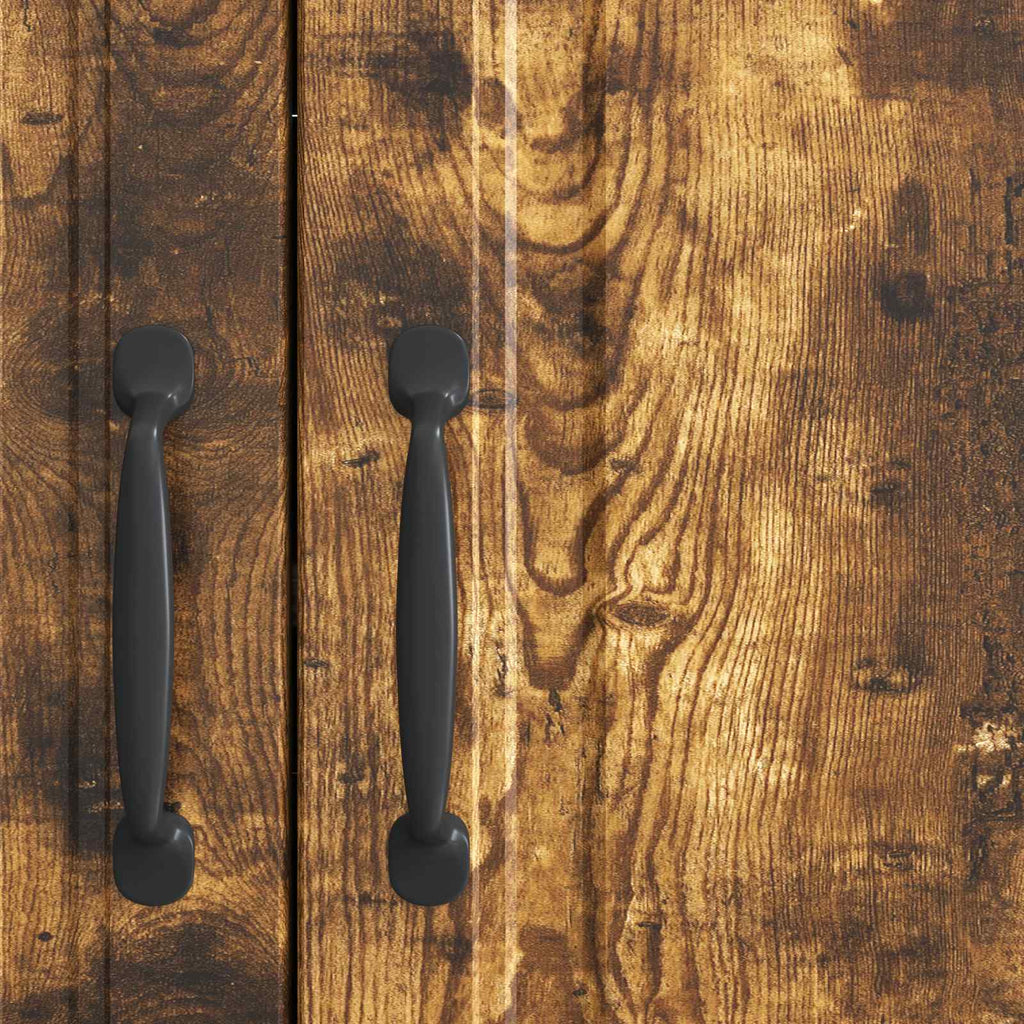 Sideboard Geräucherte Eiche 89 x 34,5 x 77 cm Holzwerkstoff
