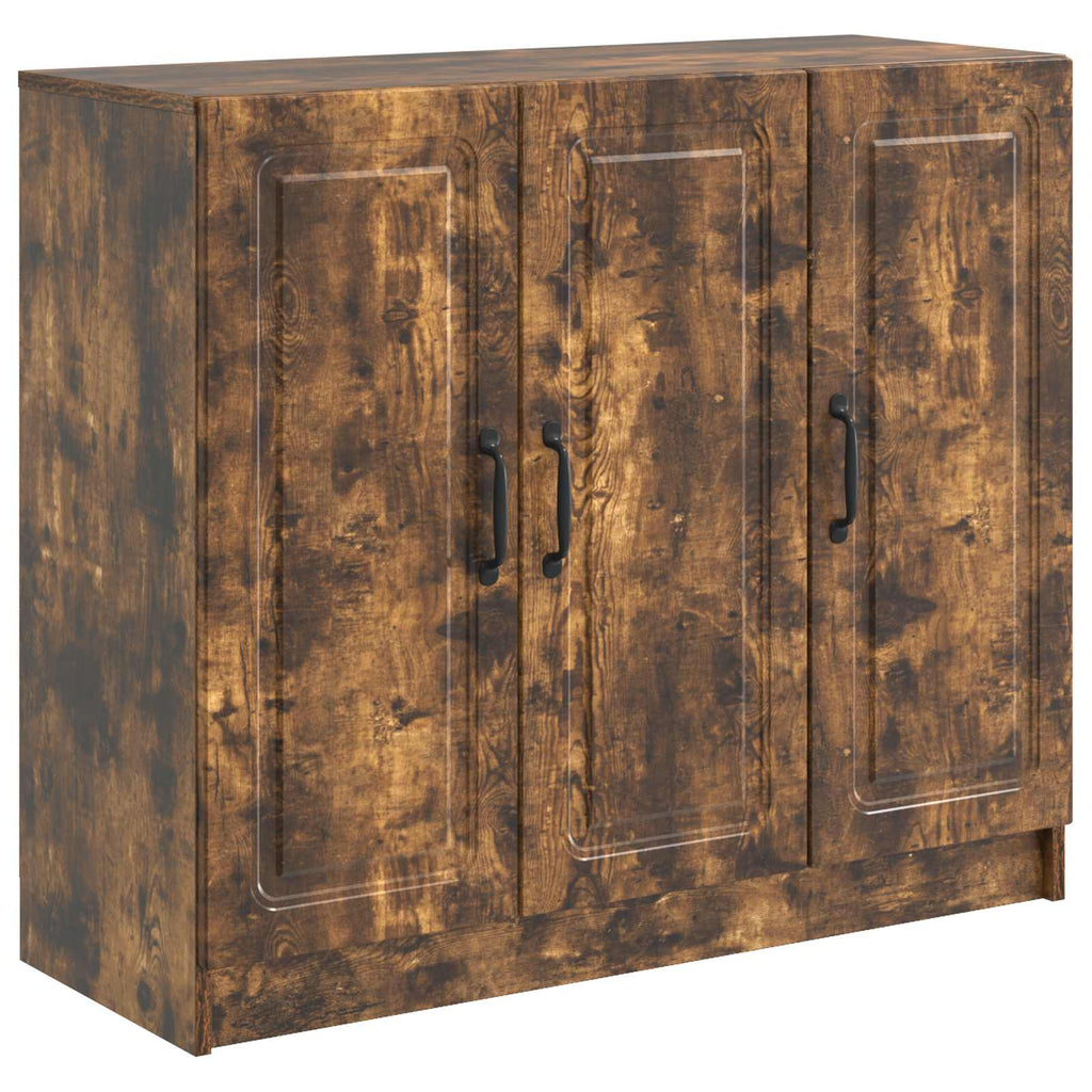 Sideboard Geräucherte Eiche 89 x 34,5 x 77 cm Holzwerkstoff