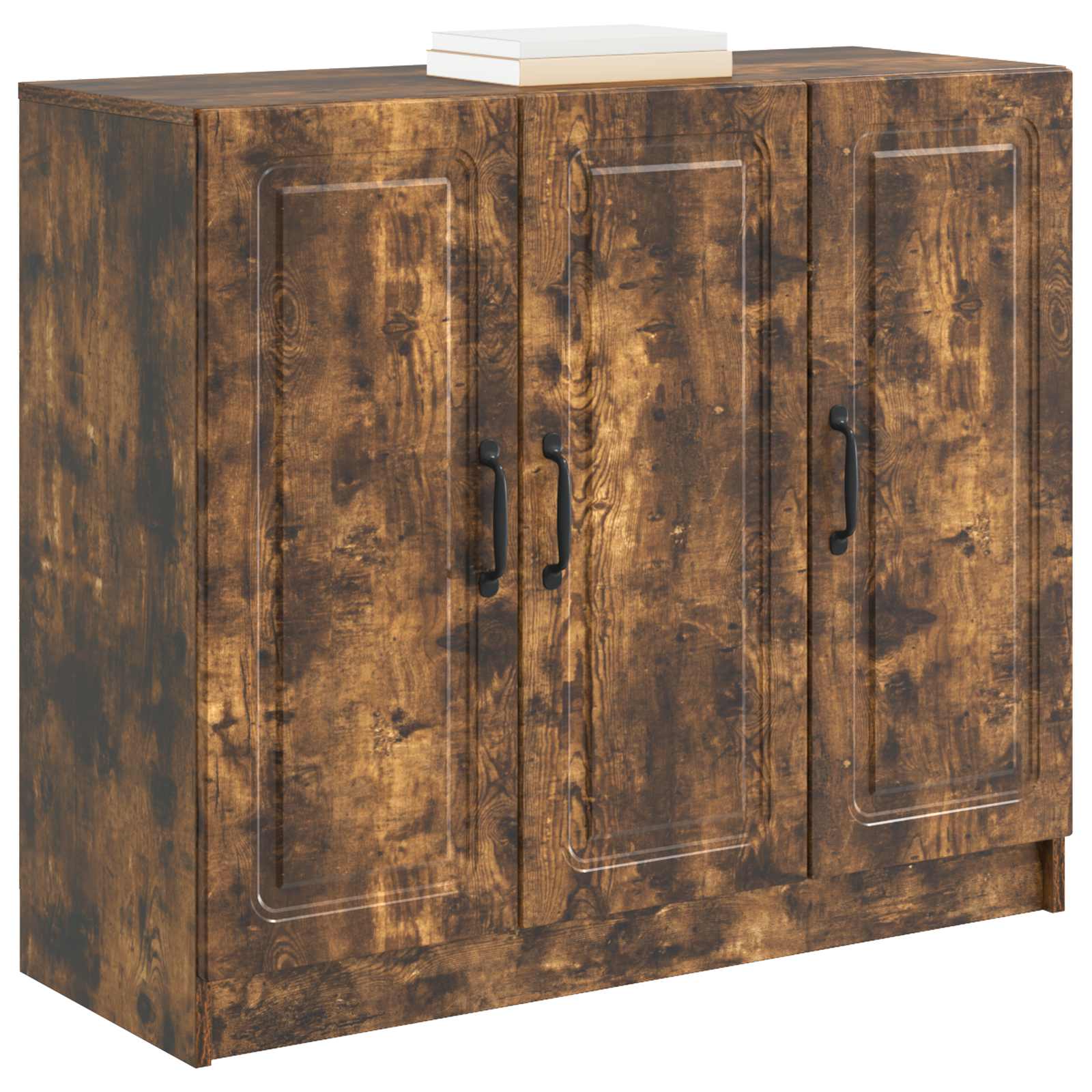 Sideboard Geräucherte Eiche 89 x 34,5 x 77 cm Holzwerkstoff