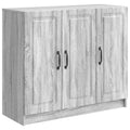 Sideboard Graues Sonoma 89 x 34,5 x 77 cm Holzwerkstoff