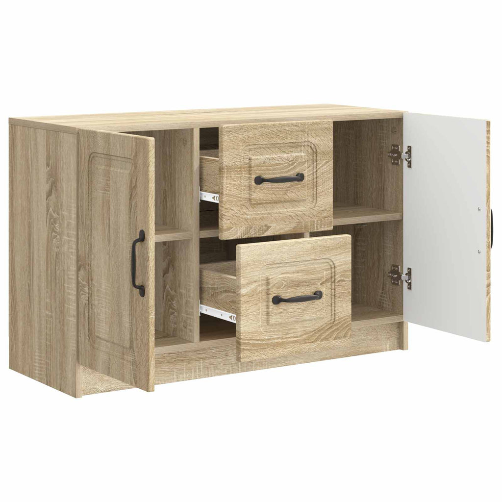 Sideboard Sonoma-Eiche 89 x 34,5 x 57 cm Holzwerkstoff