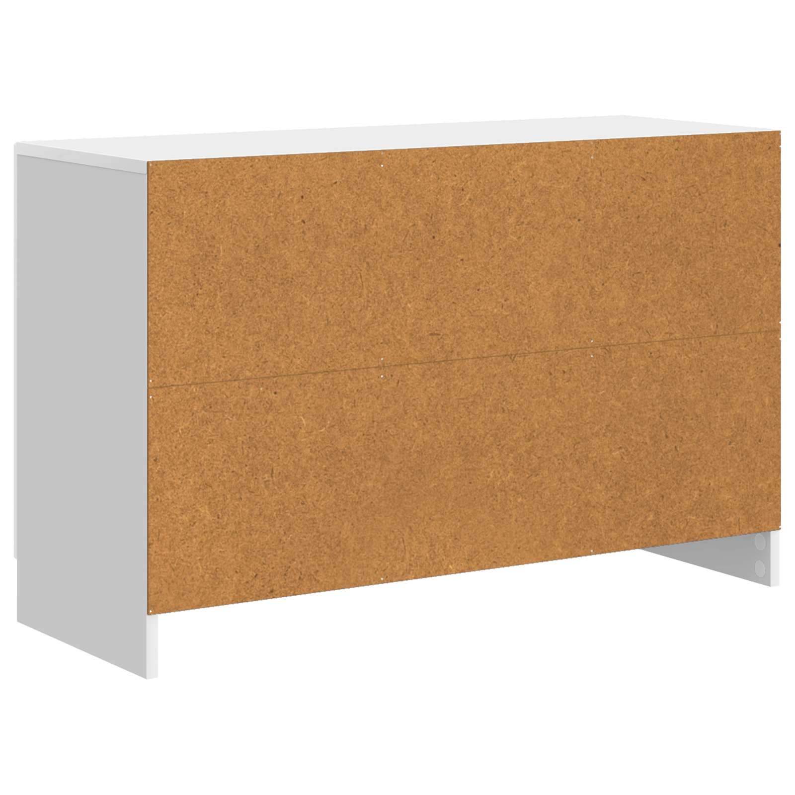Sideboard Hochglanz Weiß 89 x 34,5 x 57 cm Holzwerkstoff