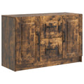 Sideboard Geräucherte Eiche 89 x 34,5 x 57 cm Holzwerkstoff