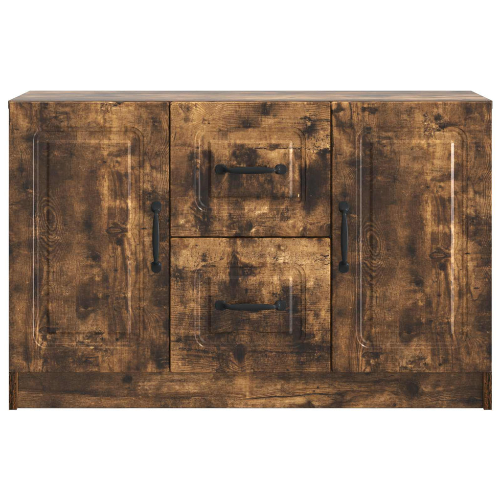 Sideboard Geräucherte Eiche 89 x 34,5 x 57 cm Holzwerkstoff