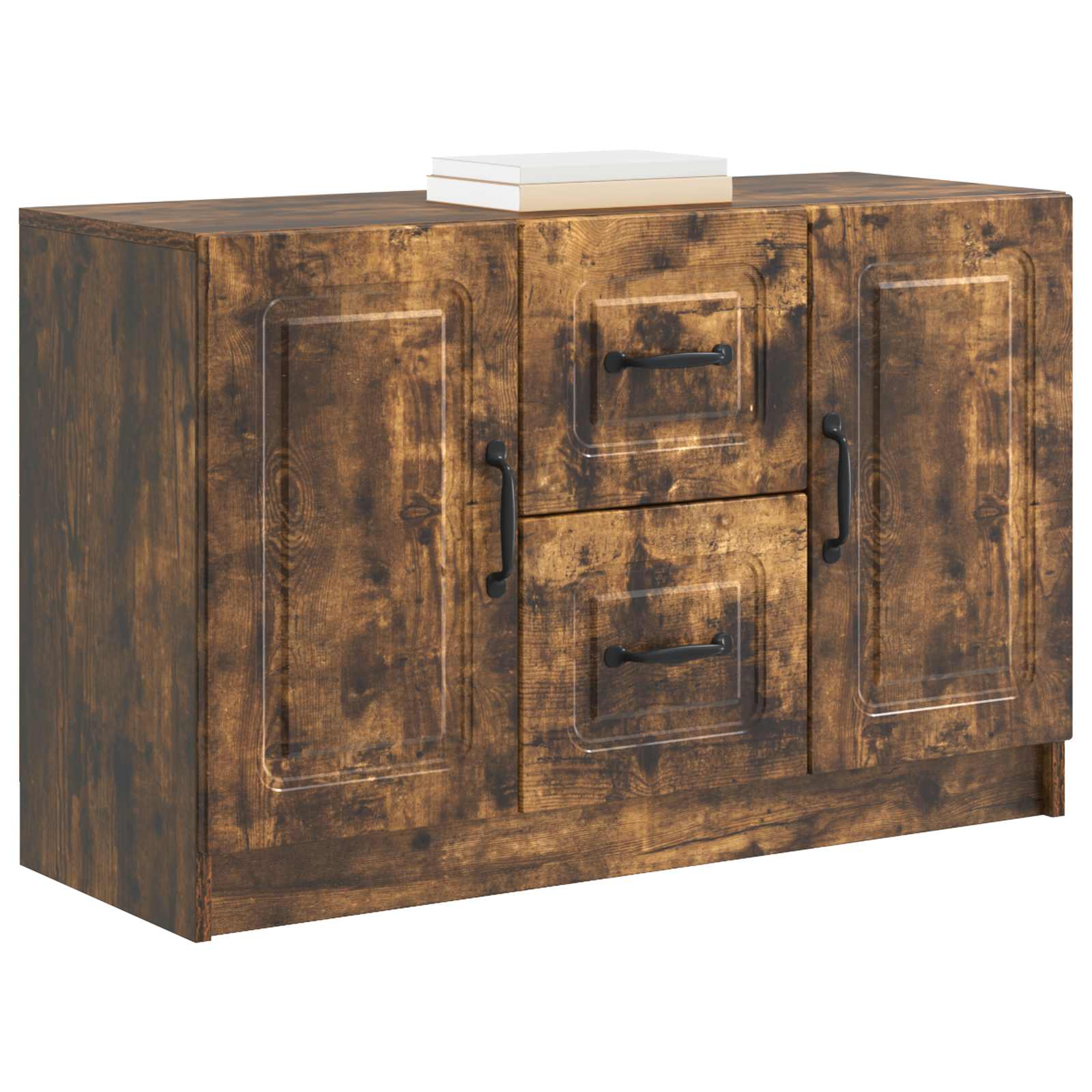 Sideboard Geräucherte Eiche 89 x 34,5 x 57 cm Holzwerkstoff