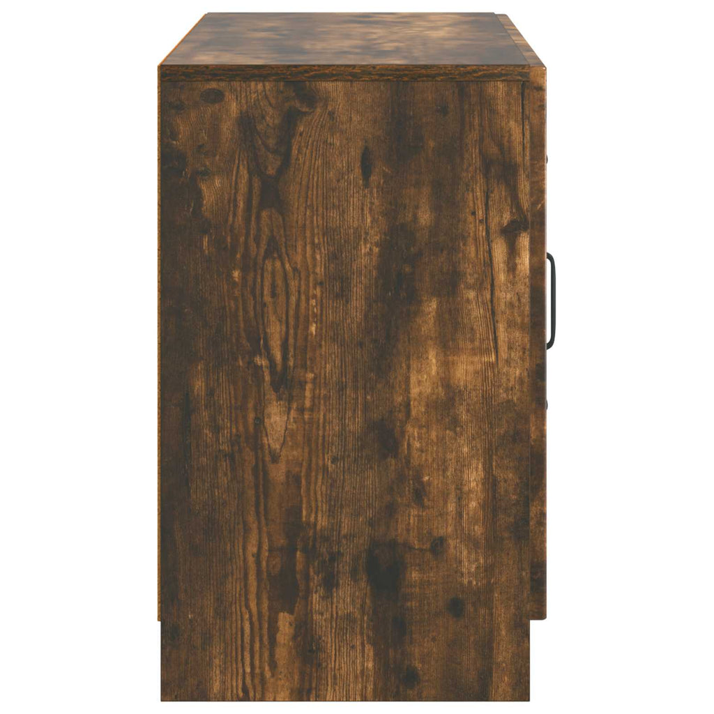 Sideboard Geräucherte Eiche 89 x 34,5 x 57 cm Holzwerkstoff