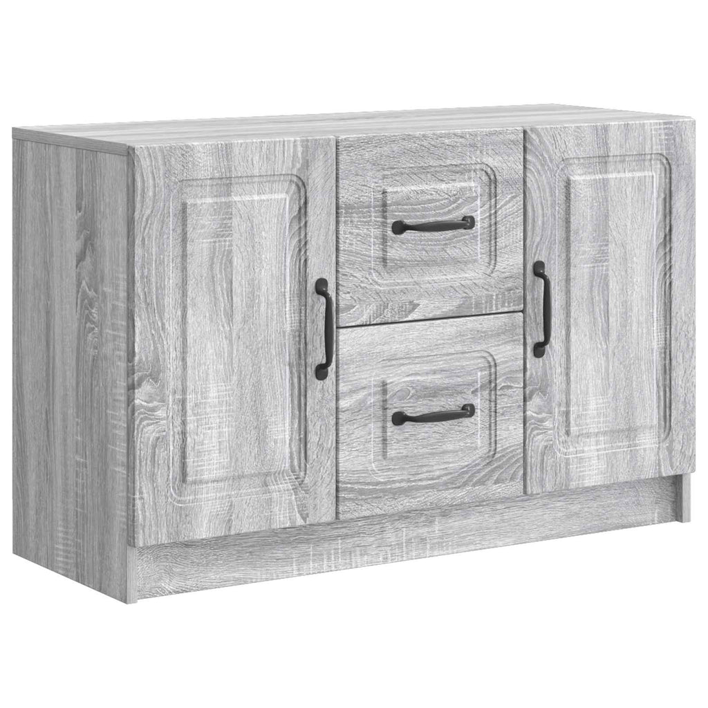 Sideboard Graues Sonoma 89 x 34,5 x 57 cm Holzwerkstoff