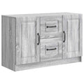 Sideboard Graues Sonoma 89 x 34,5 x 57 cm Holzwerkstoff