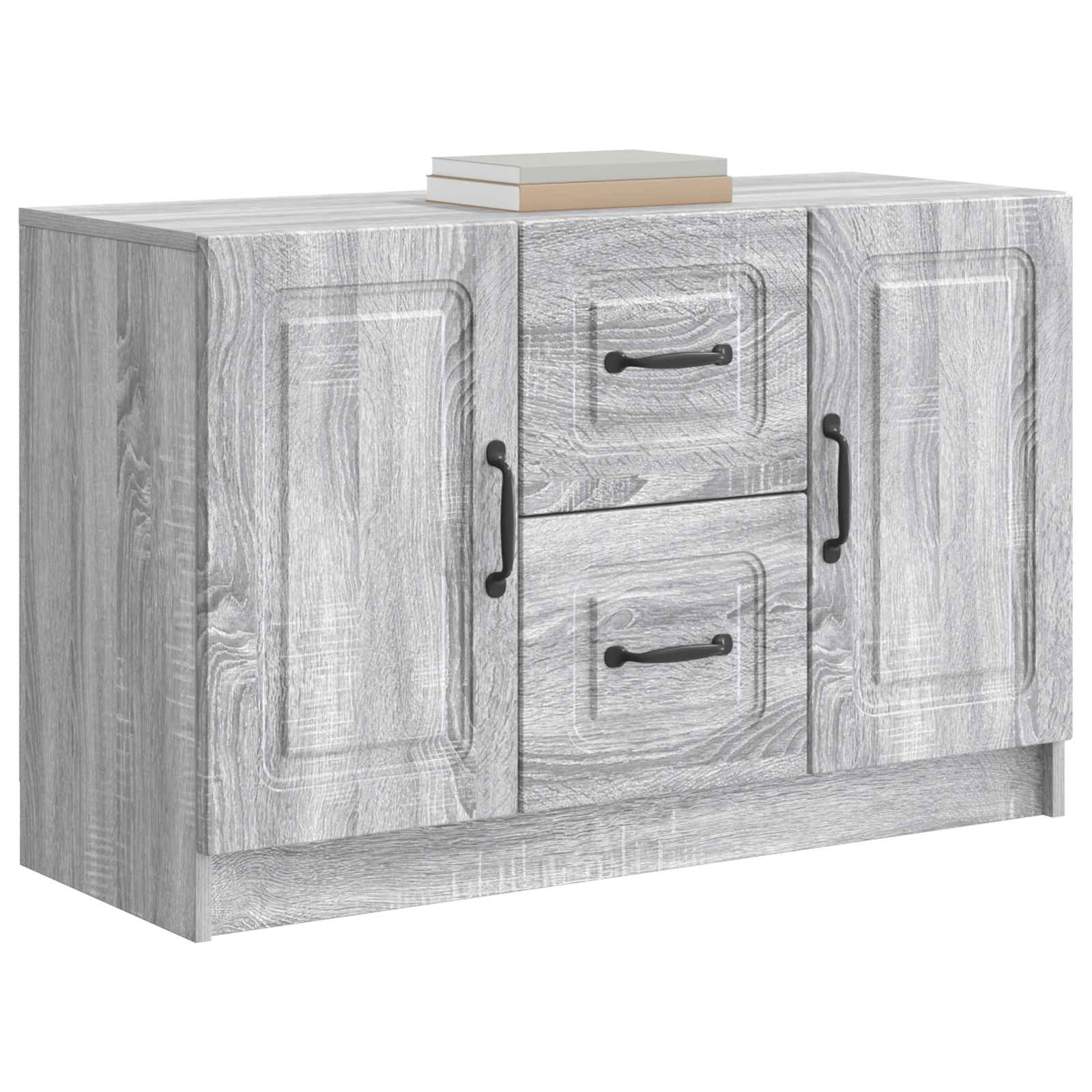 Sideboard Graues Sonoma 89 x 34,5 x 57 cm Holzwerkstoff