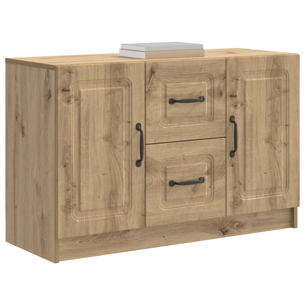 Sideboard Artisan-Eiche 89 x 34,5 x 57 cm Holzwerkstoff