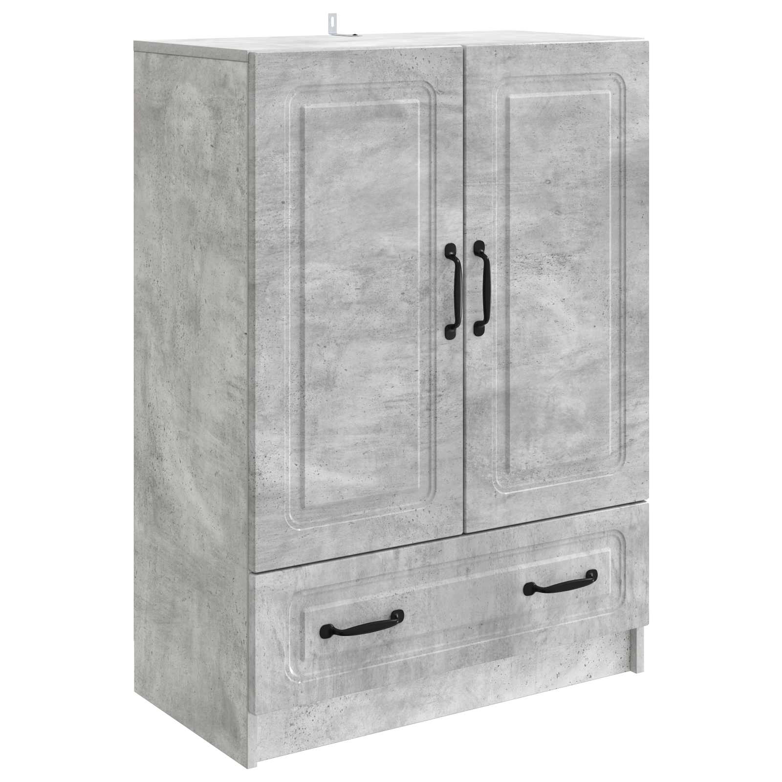 Sideboard Betongrau 66 x 34,5 x 92 cm Holzwerkstoff