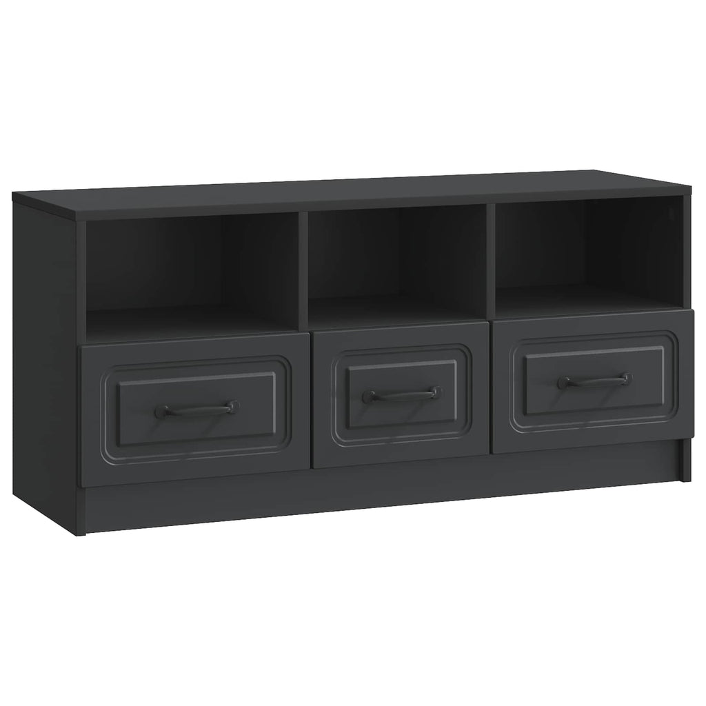 TV-Schränk Schwarz 102 x 34,5 x 47 cm Holzwerkstoff
