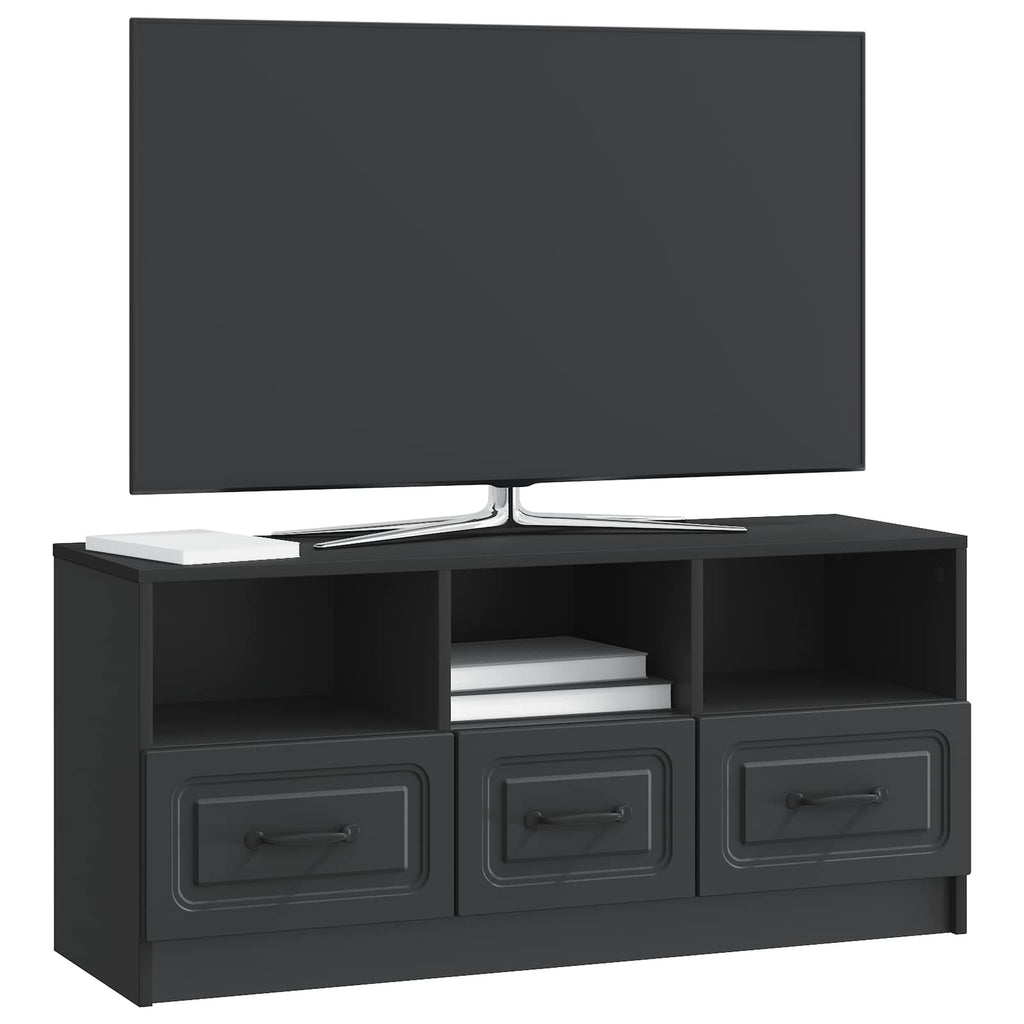 TV-Schränk Schwarz 102 x 34,5 x 47 cm Holzwerkstoff