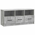 TV-Schränk Betongrau 102 x 34,5 x 47 cm Holzwerkstoff
