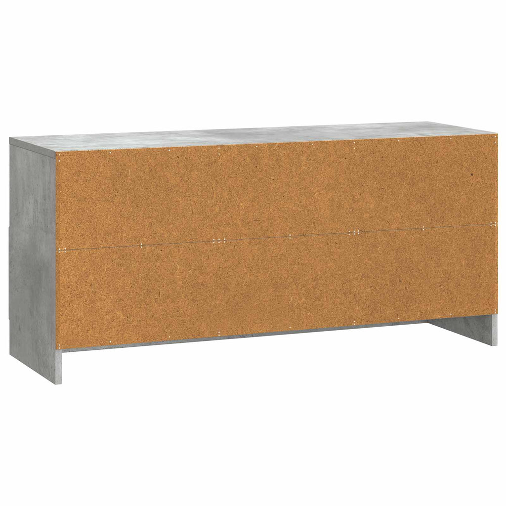 TV-Schränk Betongrau 102 x 34,5 x 47 cm Holzwerkstoff