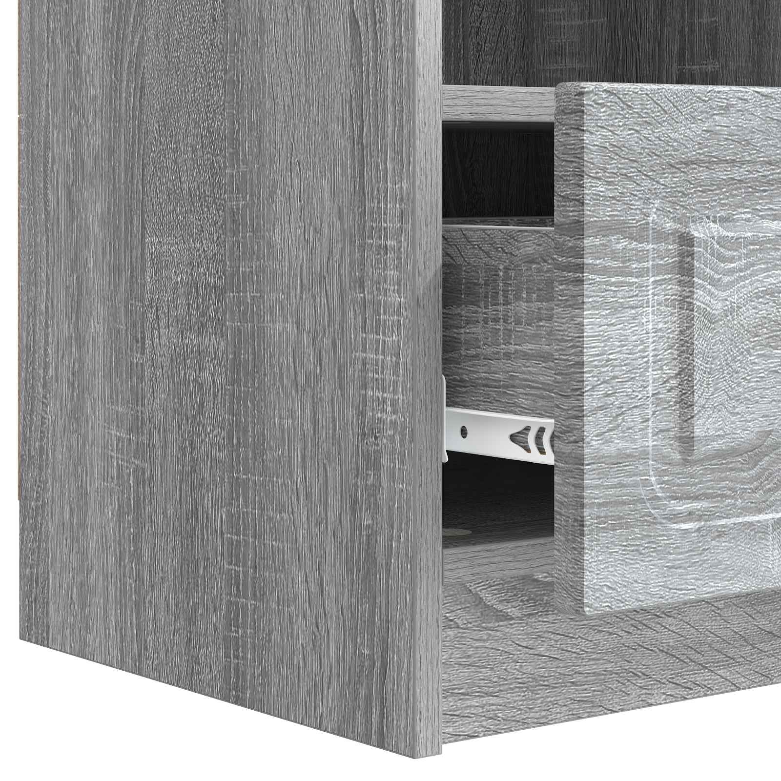 TV-Schränk Graues Sonoma 102 x 34,5 x 47 cm Holzwerkstoff