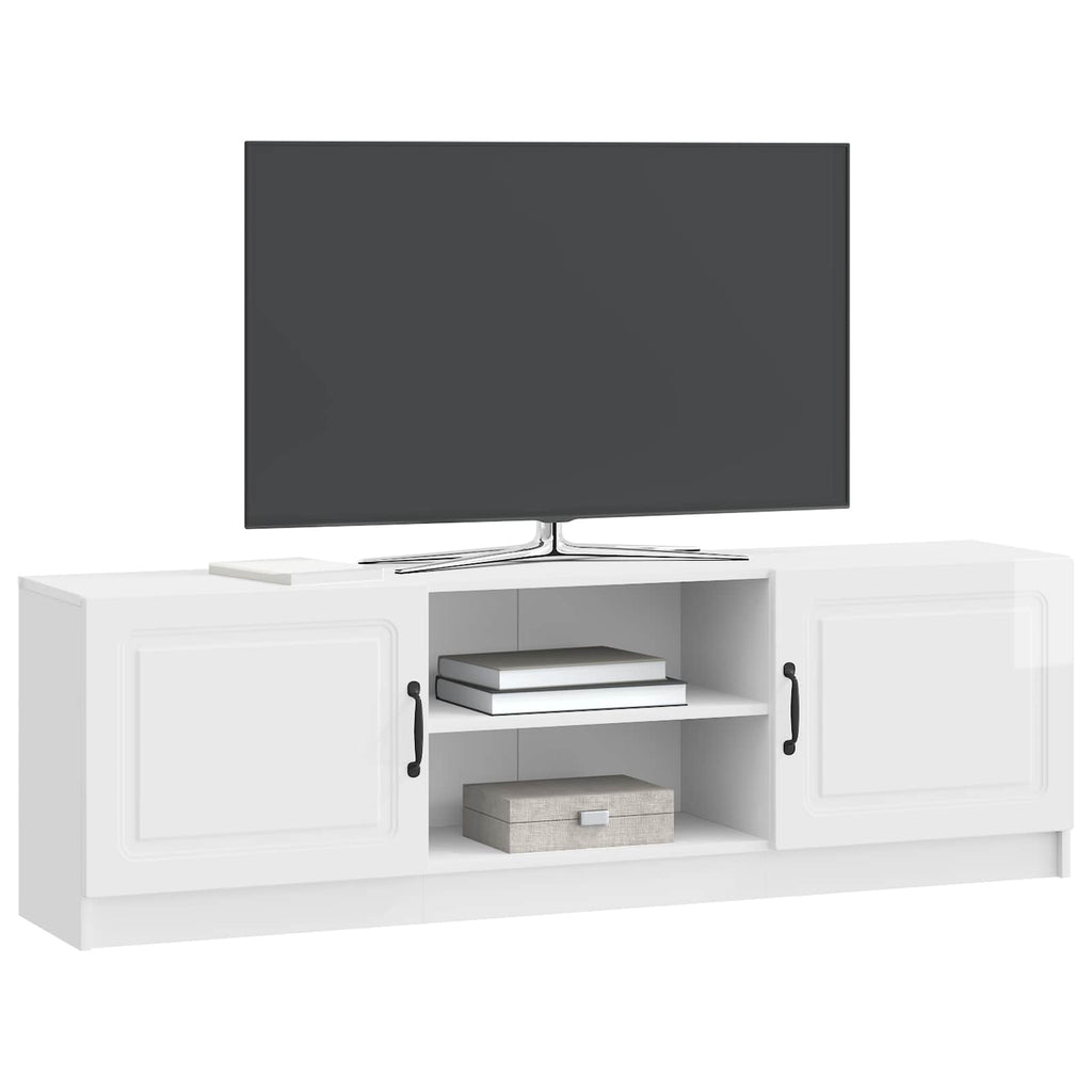TV-Schränk Hochglanz Weiß 150 x 31 x 47 cm Holzwerkstoff