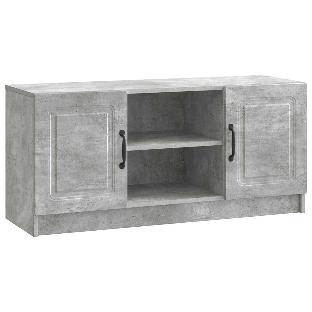 TV-Schränk Betongrau 102 x 34,5 x 47 cm Holzwerkstoff