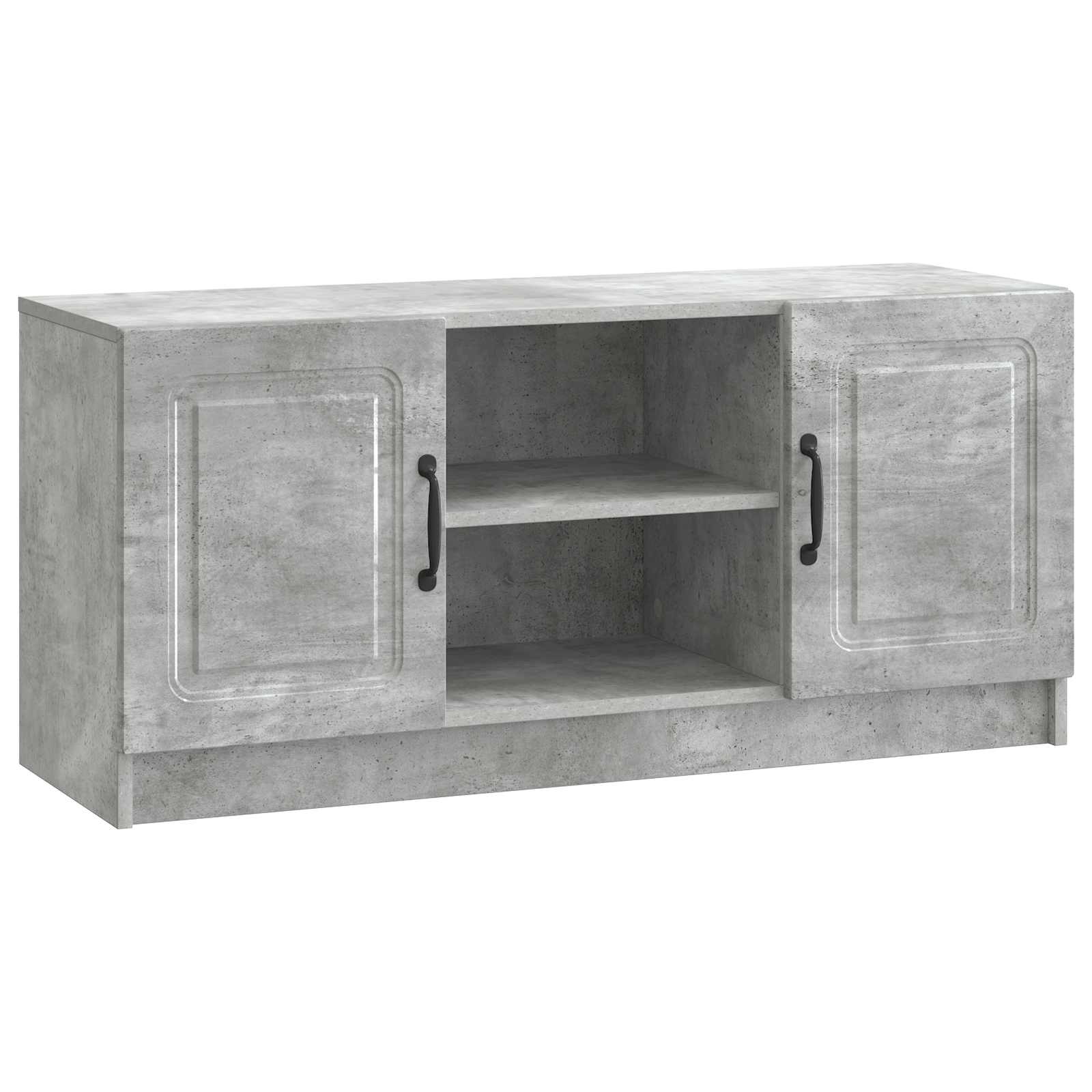 TV-Schränk Betongrau 102 x 34,5 x 47 cm Holzwerkstoff