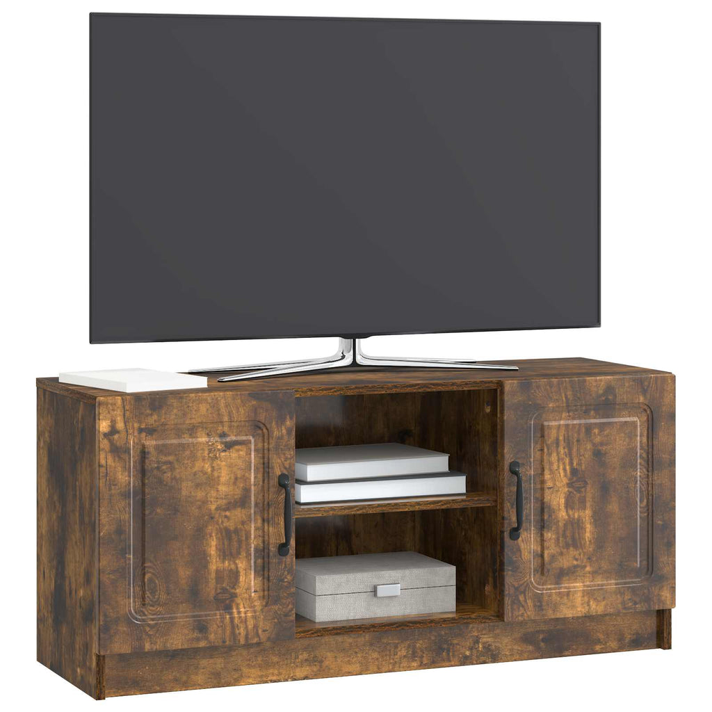 TV-Schränk Geräucherte Eiche 102 x 34,5 x 47 cm Holzwerkstoff