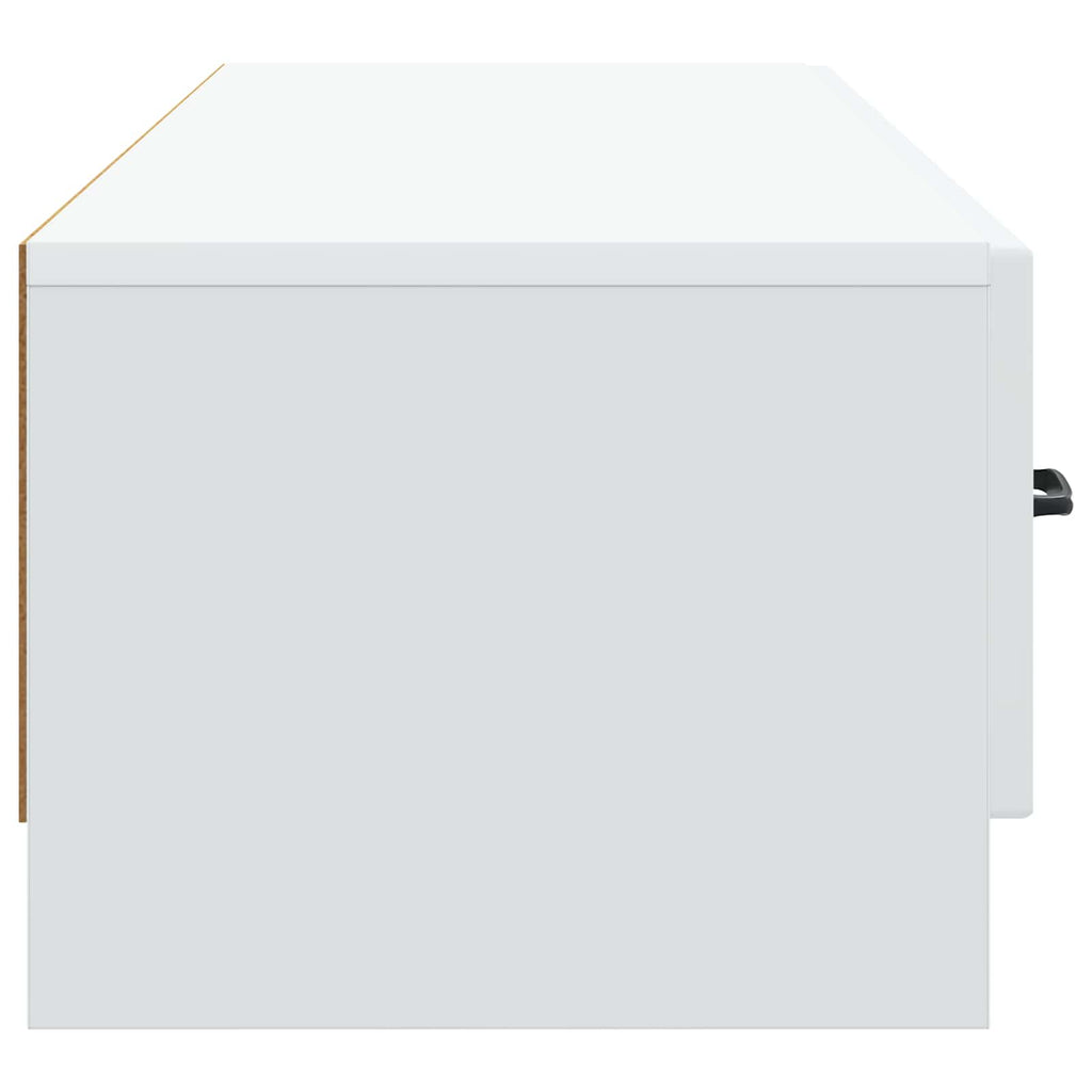 TV-Schränk mit Schubladen Weiß 147 x 34,5 x 27 cm Holzwerkstoff