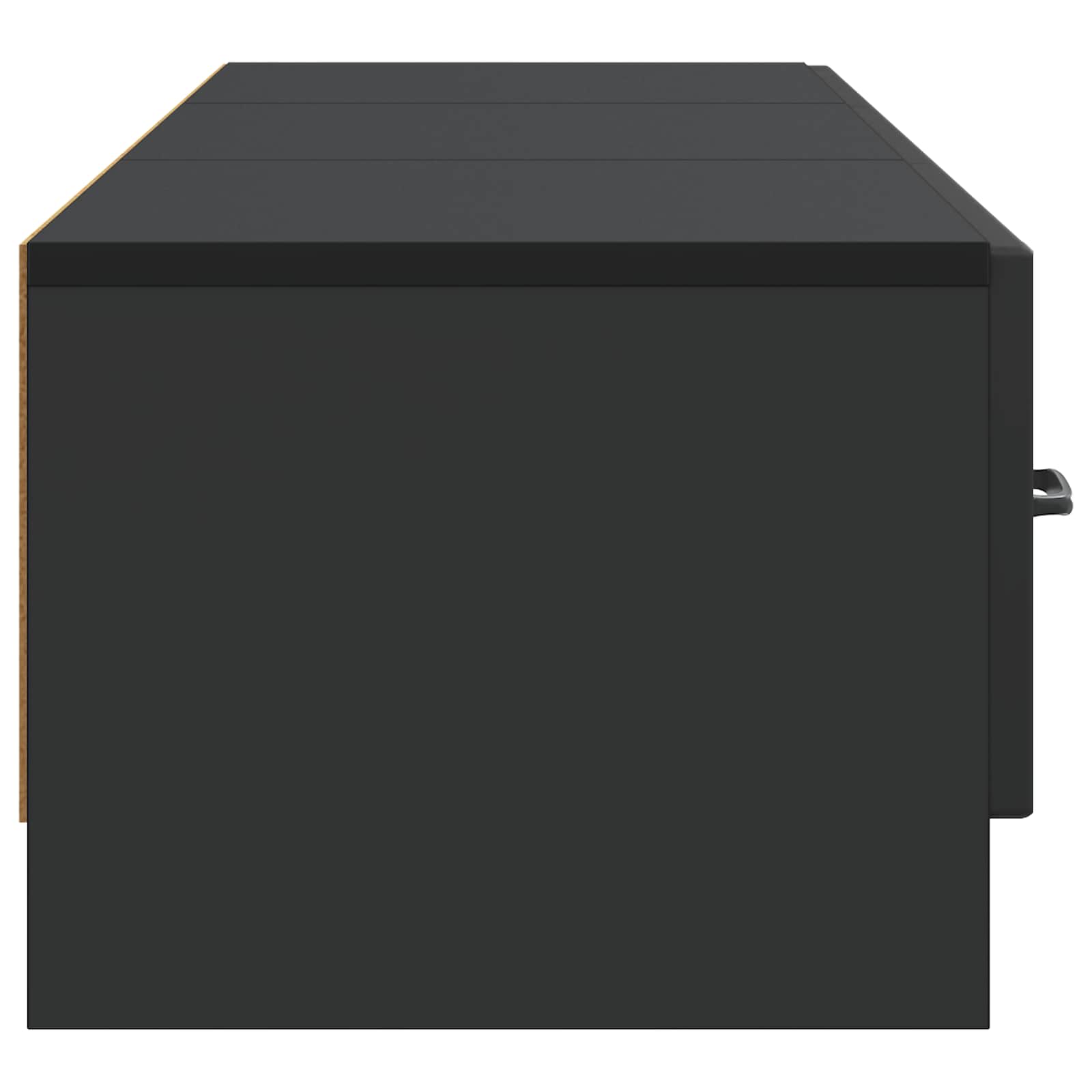 TV-Schränk Schwarz 147 x 34,5 x 27 cm Holzwerkstoff