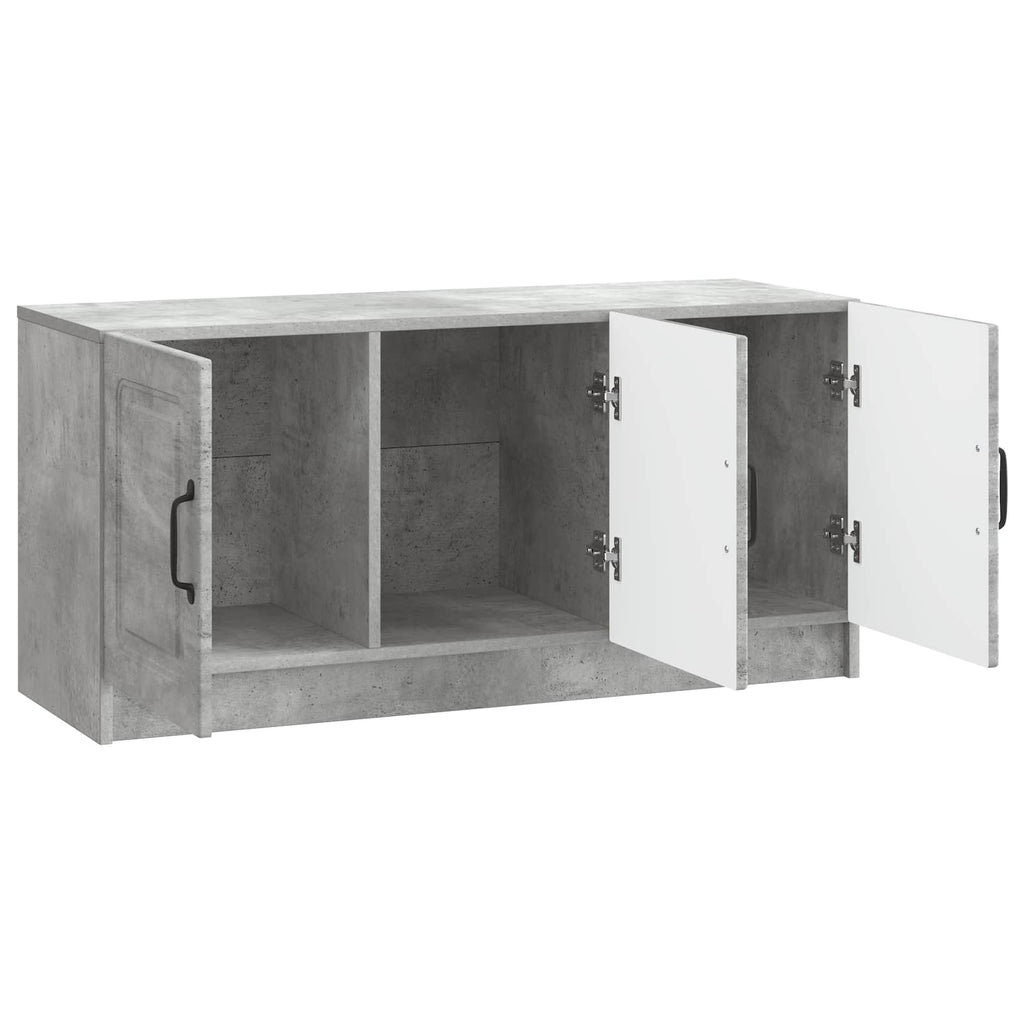 TV-Schränk Betongrau 99 x 34,5 x 47 cm Holzwerkstoff