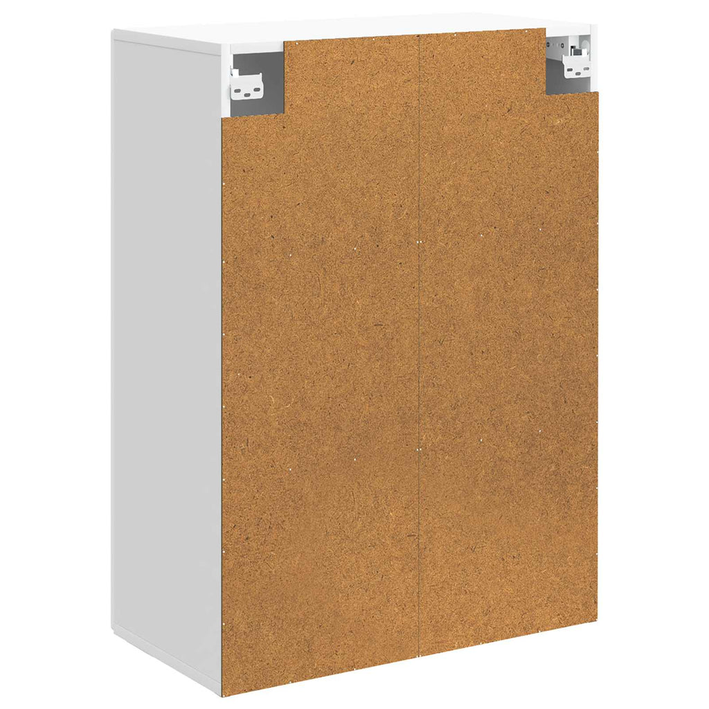 Wandschrank Weiß 66 x 34,5 x 90 cm Holzwerkstoff