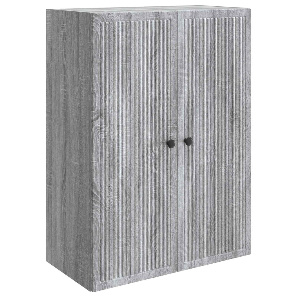 Wandschrank Grau Sonoma 66 x 34,5 x 90 cm Holzwerkstoff