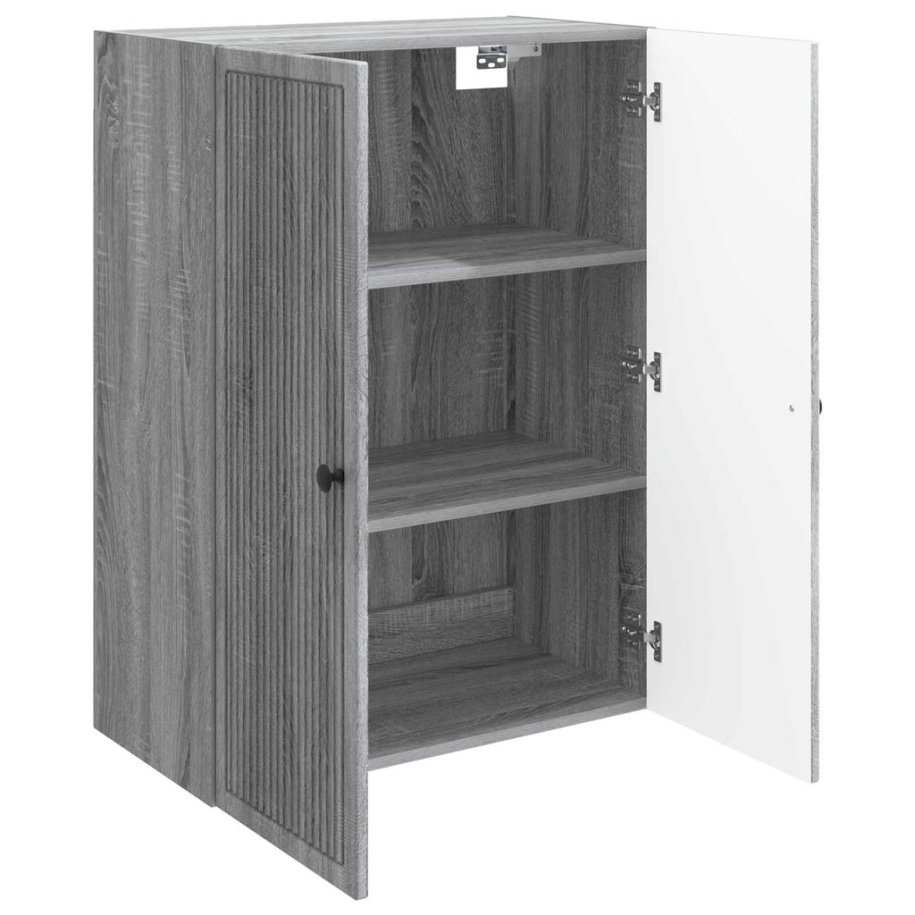 Wandschrank Grau Sonoma 66 x 34,5 x 90 cm Holzwerkstoff