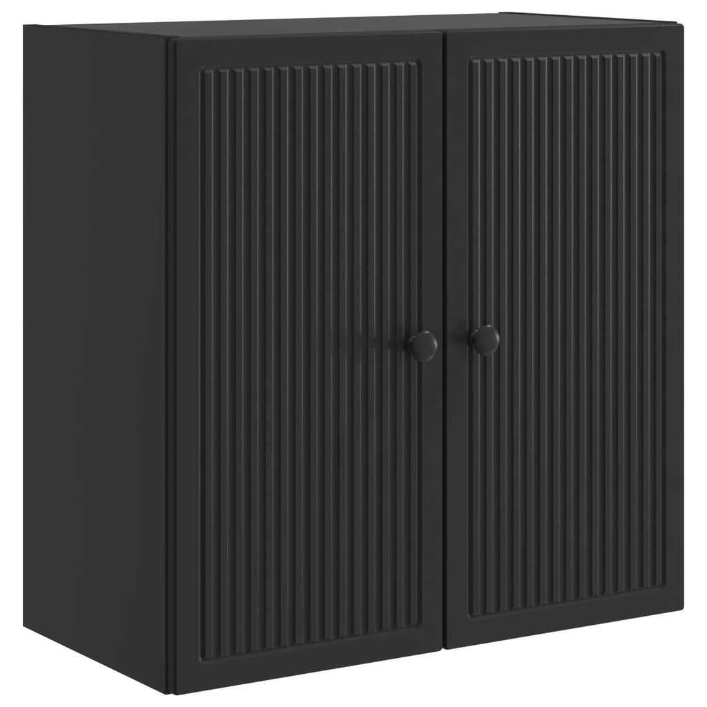 Wandschrank Schwarz 59 x 31 x 60 cm Holzwerkstoff