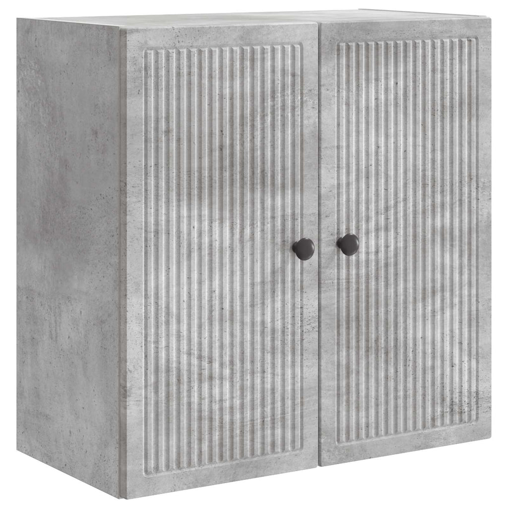 Wandschrank Betongrau 59 x 31 x 60 cm Holzwerkstoff