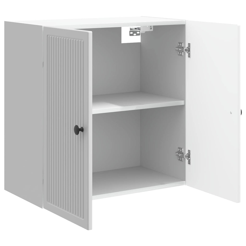Wandschrank Hochglanz Weiß 59 x 31 x 60 cm Holzwerkstoff