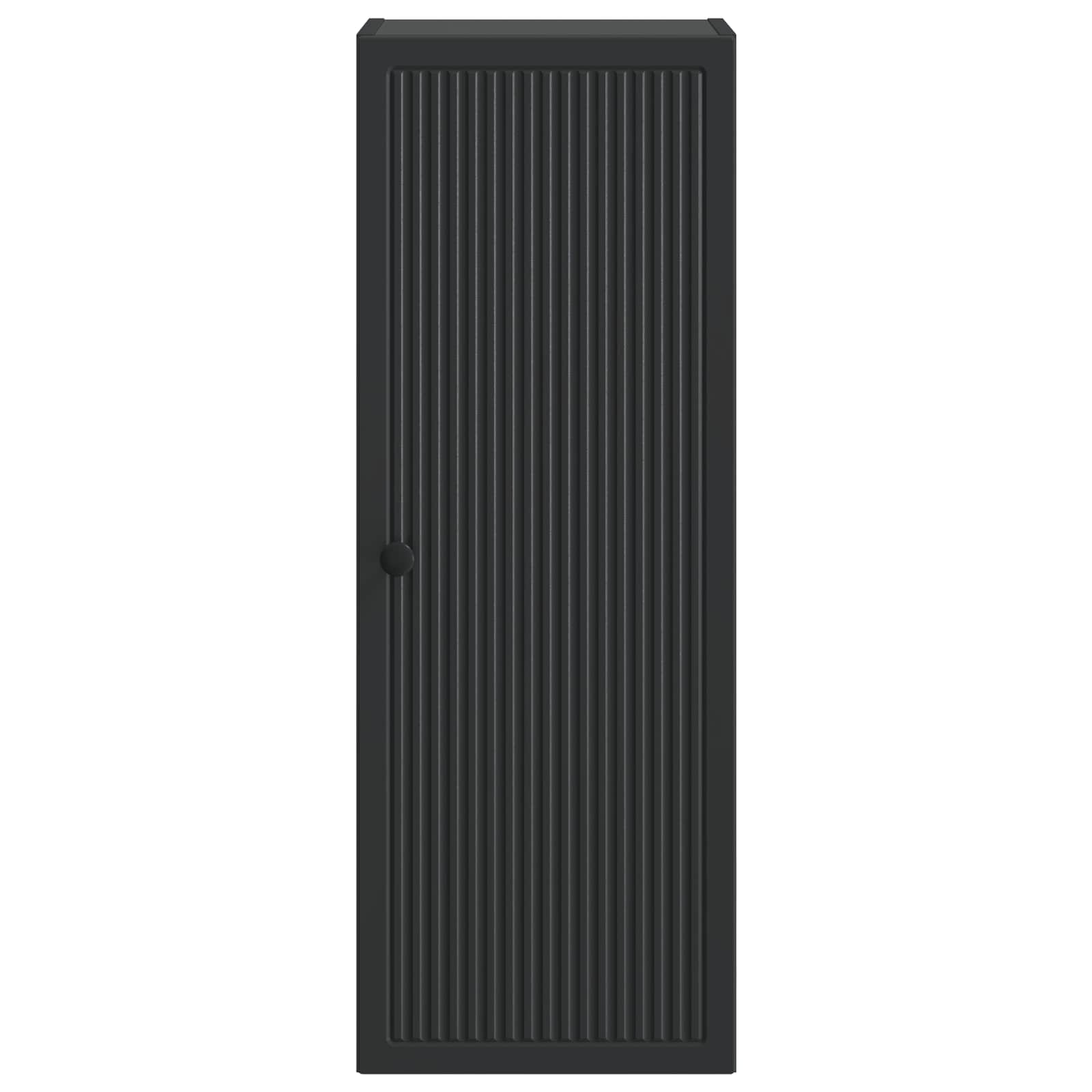 Wandschrank Schwarz 33 x 34,5 x 90 cm Holzwerkstoff