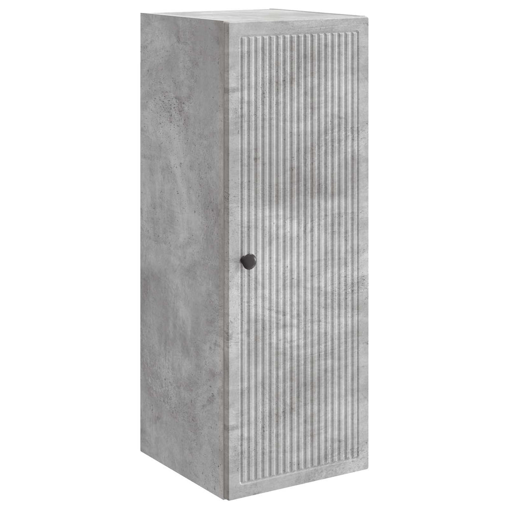 Wandschrank Betongrau 33 x 34,5 x 90 cm Holzwerkstoff