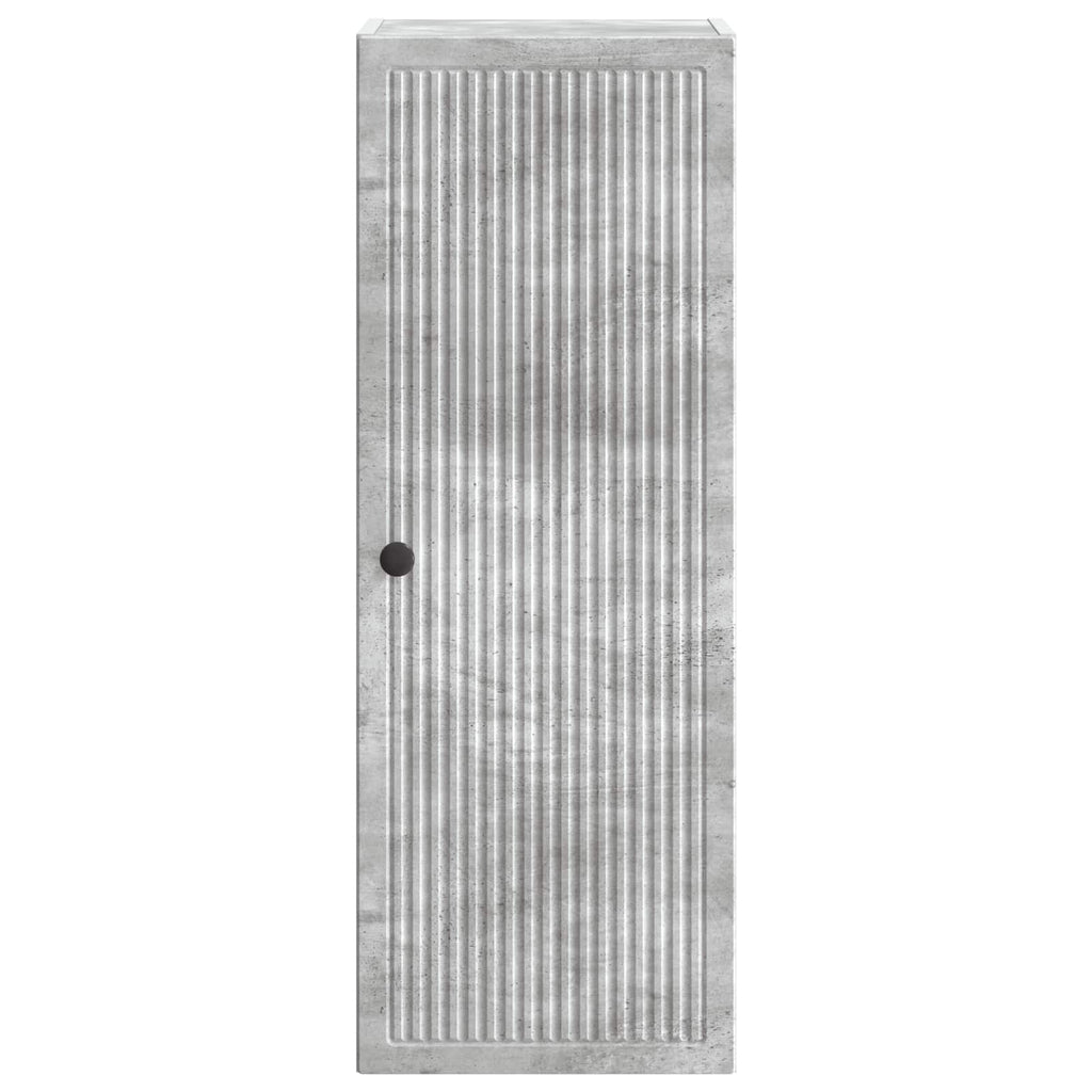 Wandschrank Betongrau 33 x 34,5 x 90 cm Holzwerkstoff