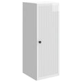 Wandschrank Hochglanz Weiß 33 x 34,5 x 90 cm Holzwerkstoff