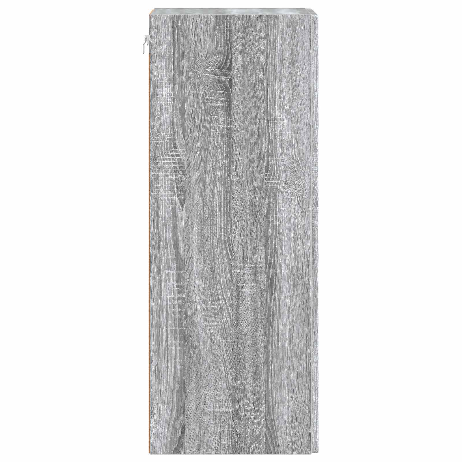 Wandschrank Grau Sonoma 33 x 34,5 x 90 cm Holzwerkstoff