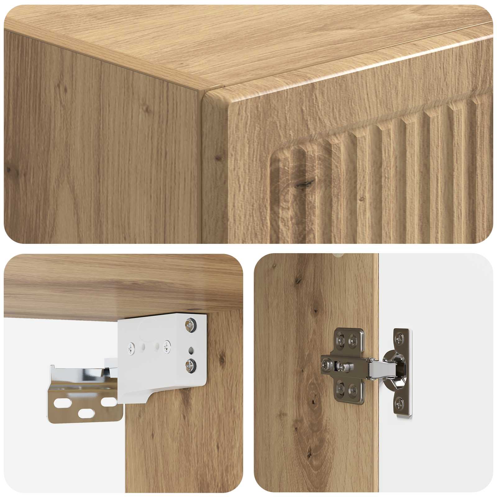 Wandschrank Artisan-Eiche 33 x 34,5 x 90 cm Holzwerkstoff