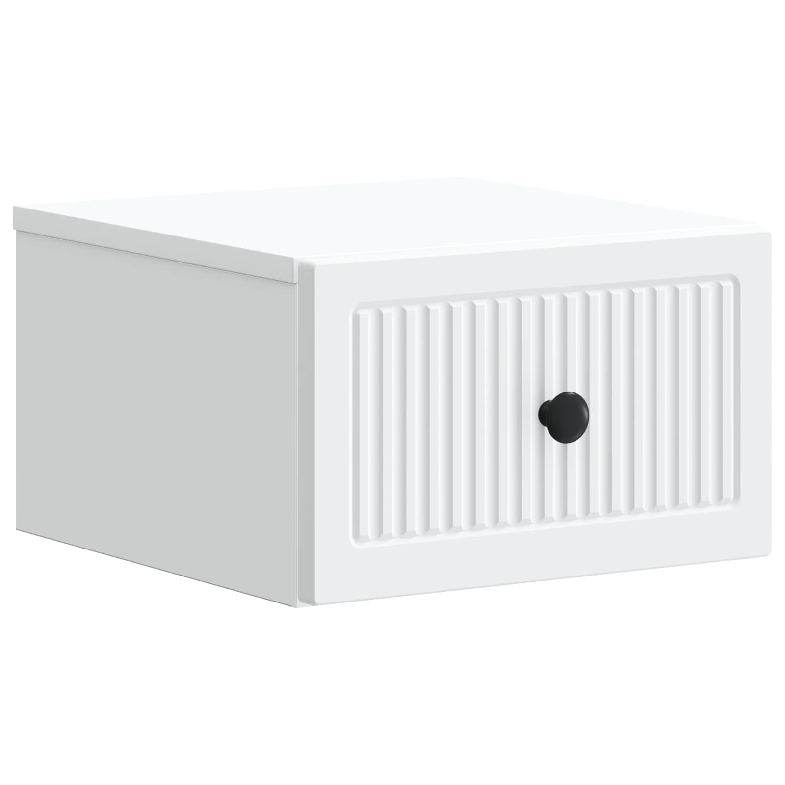 Wandmontierter Nachttisch 2 pcs Weiß 33 x 34,5 x 20 cm